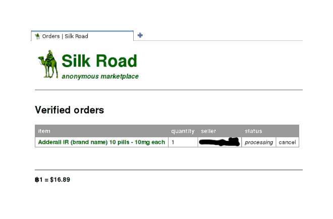 Checking in on the Adderall order: seller is still preparing to send