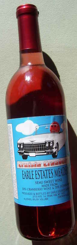 Cranberry mead, 201312ya bottle