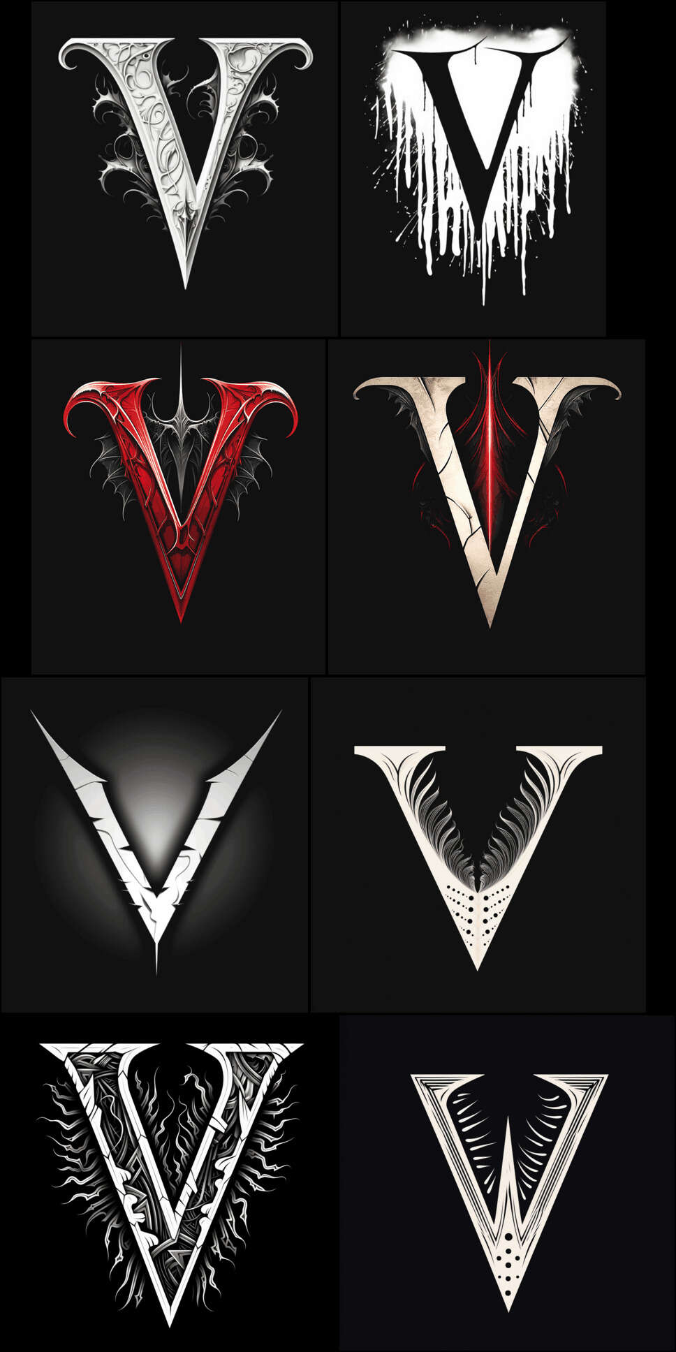 Gwern 2023a Gene Wolfe dropcaps, dark-mode, ‘V’ (1)