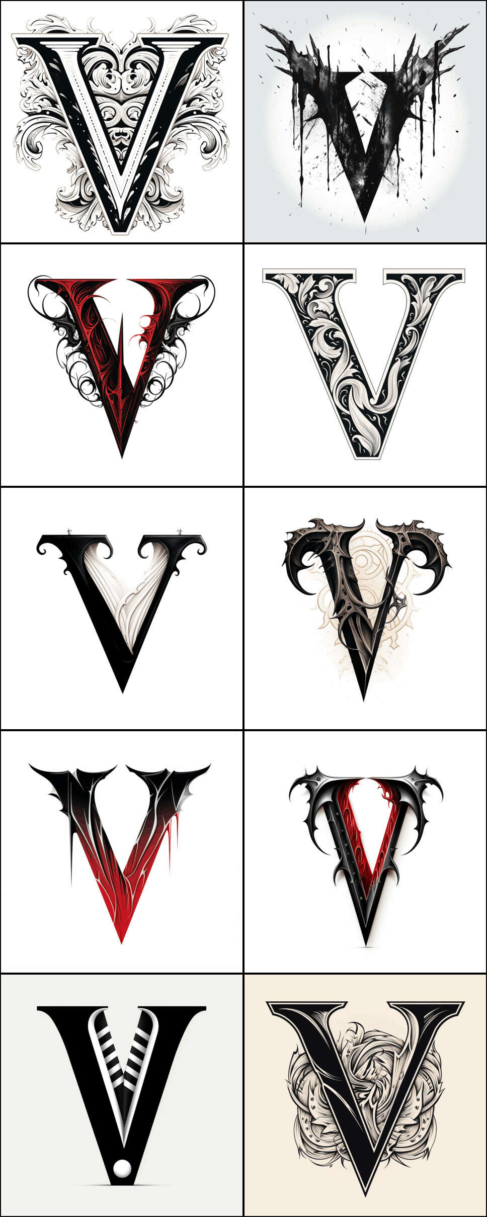 Gwern 2023c Gene Wolfe dropcaps, light-mode, ‘V’ (3)