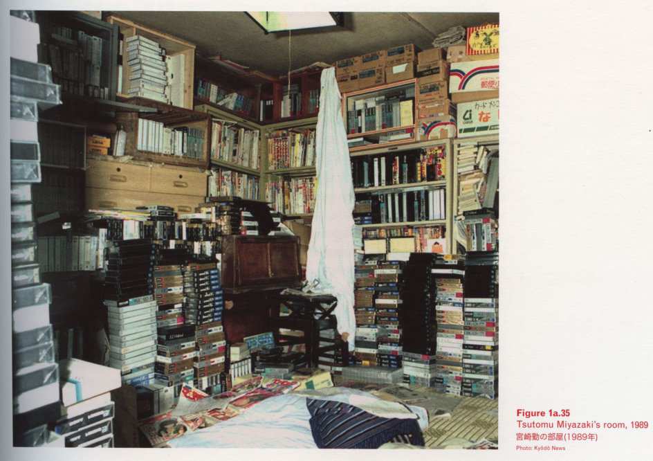 Caption bottom right: <span class=separator-inline>•</span> Figure 1a.35 <span class=separator-inline>•</span> Tsutomu Miyazaki’s room, 1989