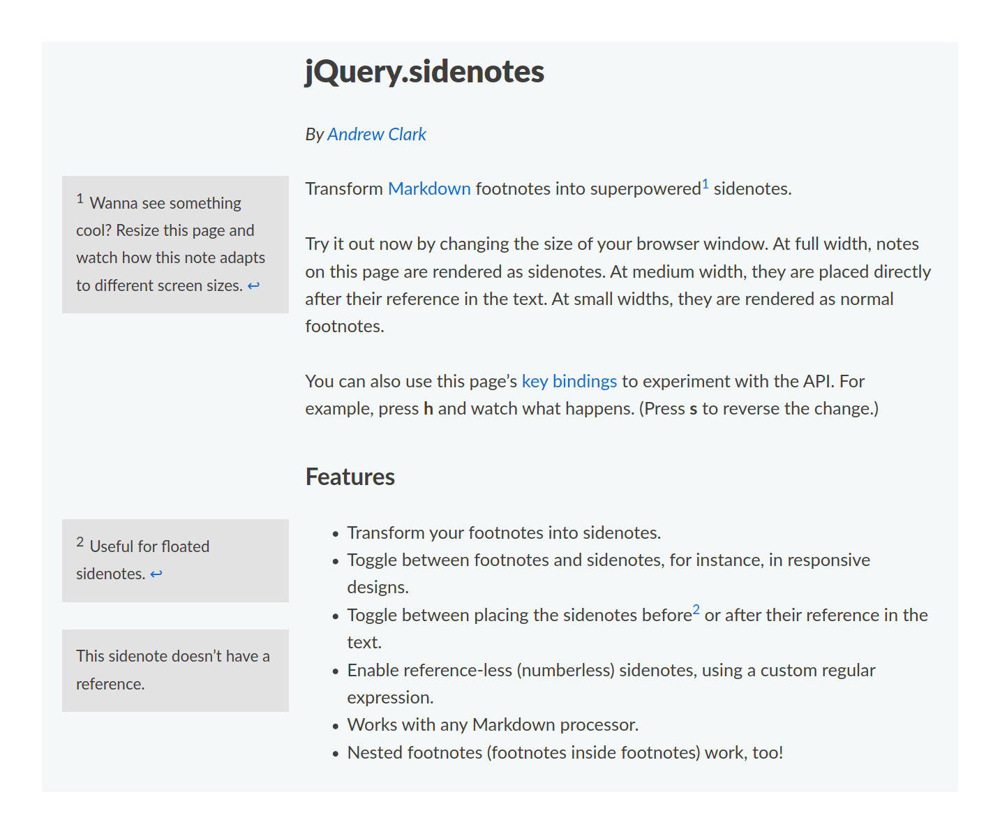 jQuery.sidenotes (default desktop appearance)