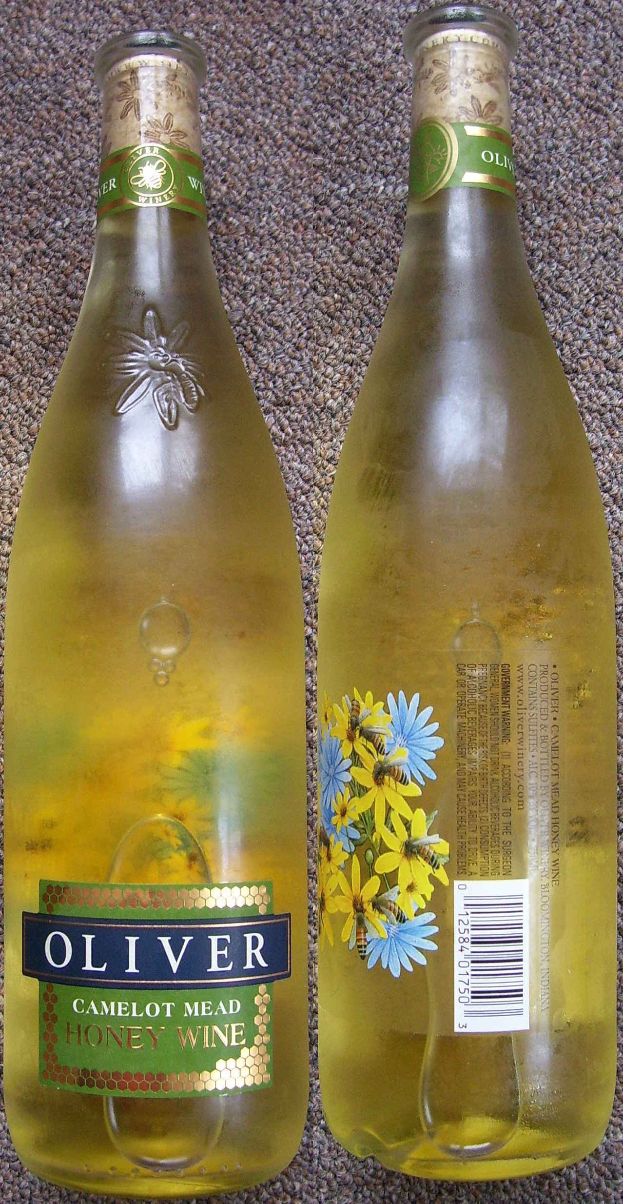Camelot Mead, front/back