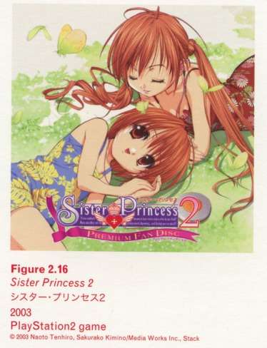 Figure top right: Sister Princess 2 2003 PlayStation2 game