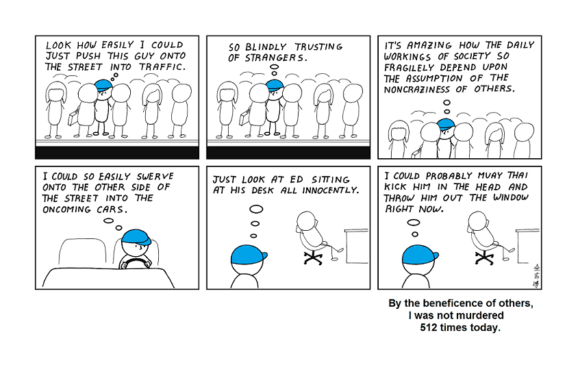 “The Beneficence of Others”, Abstruse Goose